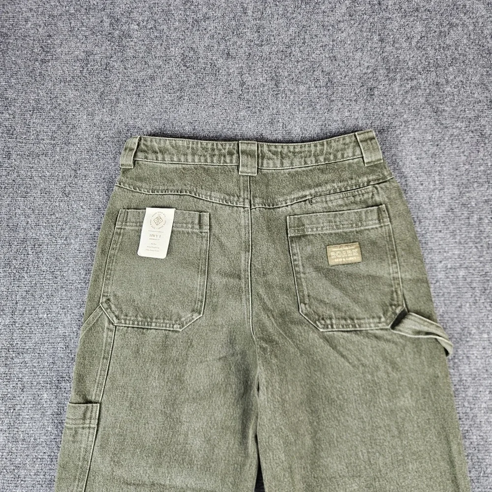 Roark Open Roads Open Minds Carpenter Jeans Mens 28 Olive Green Utility Pants